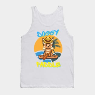 Cute Yorkshire doing the doggy paddle Tank Top